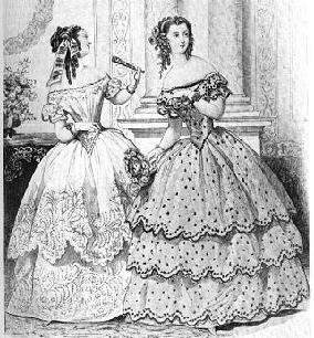  robe victorienne 1840